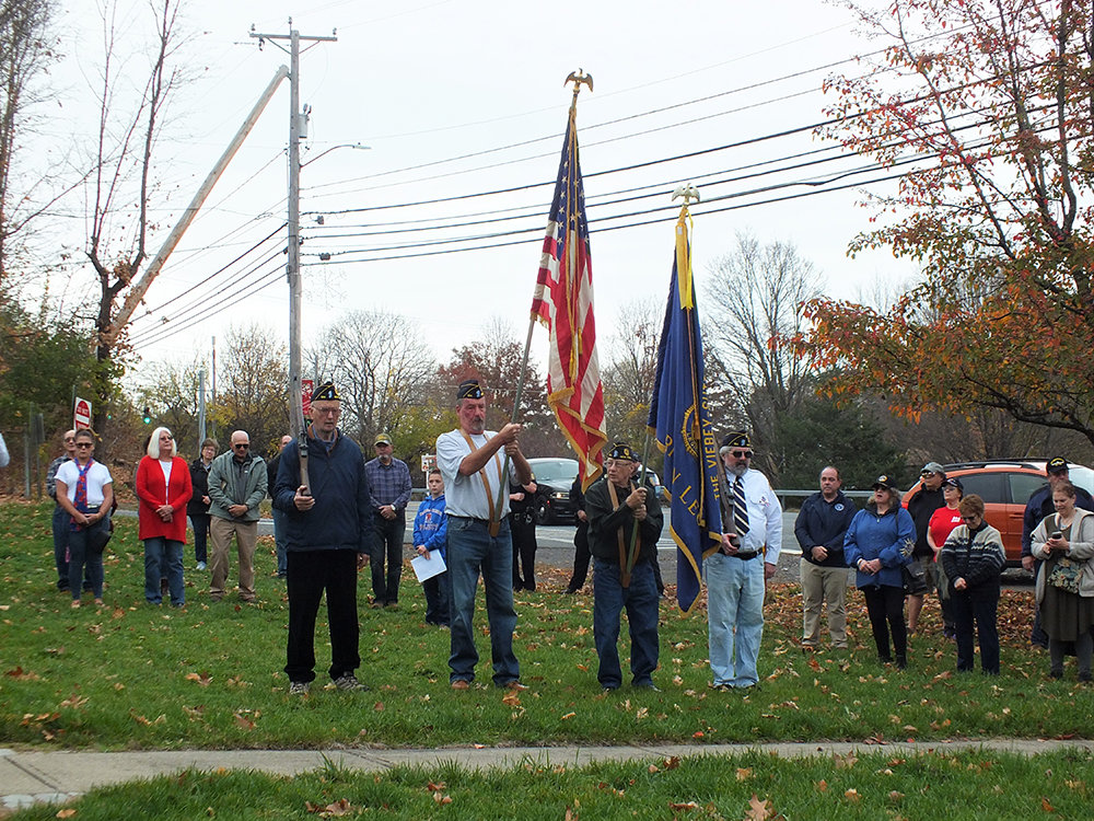 The Color Guard presented the Colors of the American and Marlborough American Legion flags.